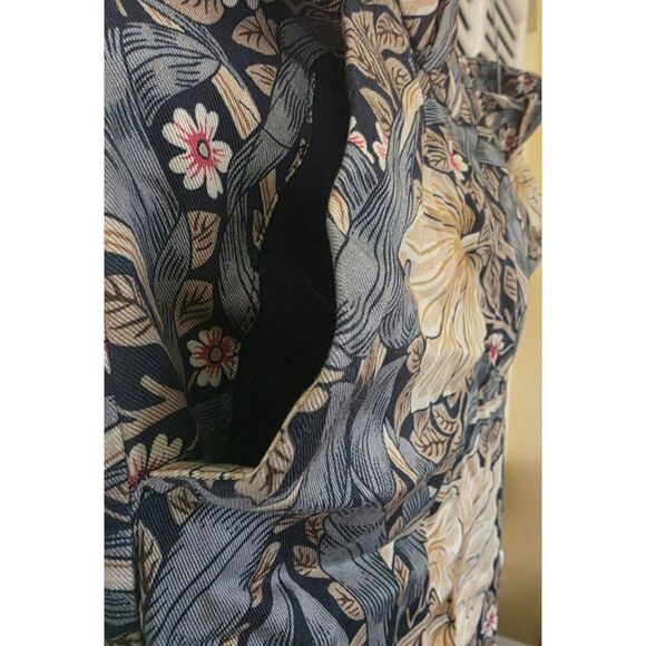 Morris & Co. x H&M Women’s Floral Pants Size 6 Arts & Crafts Inspired Print - Picture 7 of 11